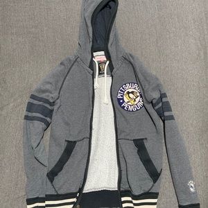 Pittsburgh Penguints Vintage Hockey Zip Up